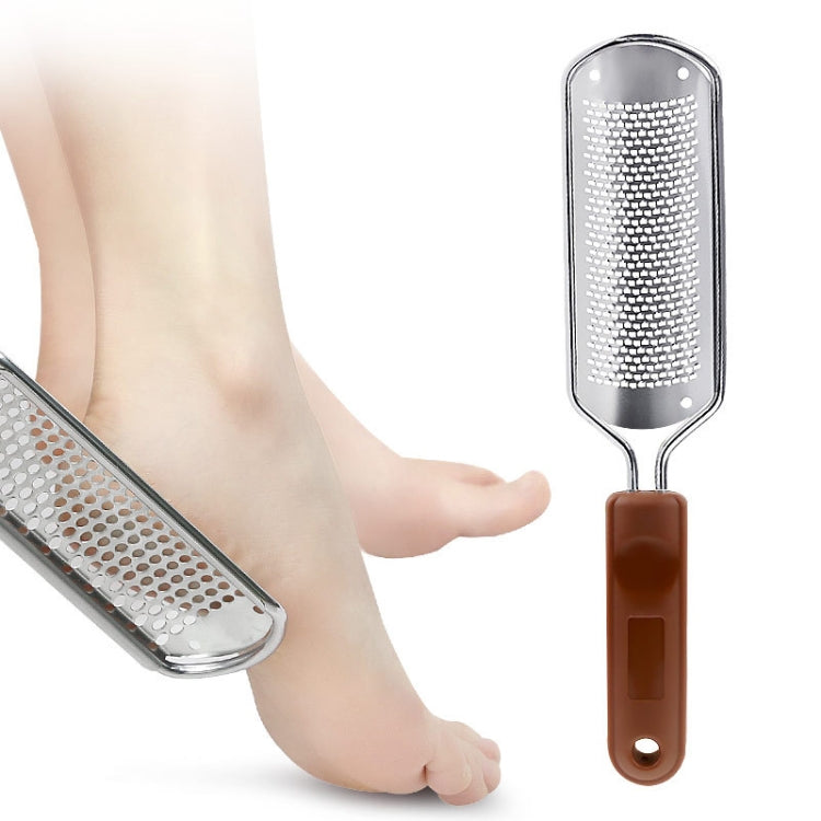 Stainless Steel Exfoliating Pedicure Grinding And Rubbing Machine, Style:, Big Hole Smiles (Black), Small Hole Square Hole (Black), Big Hole Smiles (Brown), Small Hole Square Hole (Brown)