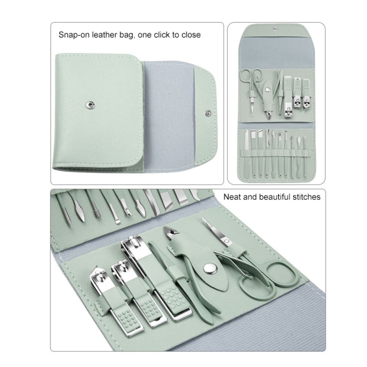 Nail Art Tool Set Nail Clippers Dead Skin Scissors Manicure Tool, 12 In 1 Matcha Green, 12 In 1 Coffee, 12 In 1 Black, 12 In 1 Pink, 16 In 1 Green, 16 In 1 Matcha Green, 16 In 1 Pink, 16 In 1 Coffee, 16 In 1 Blue, 16 In 1 Purple