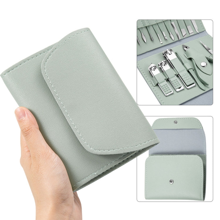 Nail Art Tool Set Nail Clippers Dead Skin Scissors Manicure Tool, 12 In 1 Matcha Green, 12 In 1 Coffee, 12 In 1 Black, 12 In 1 Pink, 16 In 1 Green, 16 In 1 Matcha Green, 16 In 1 Pink, 16 In 1 Coffee, 16 In 1 Blue, 16 In 1 Purple