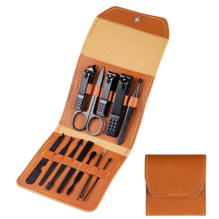 Nail Art Tool Set Nail Clippers Dead Skin Scissors Manicure Tool, 12 In 1 Matcha Green, 12 In 1 Coffee, 12 In 1 Black, 12 In 1 Pink, 16 In 1 Green, 16 In 1 Matcha Green, 16 In 1 Pink, 16 In 1 Coffee, 16 In 1 Blue, 16 In 1 Purple