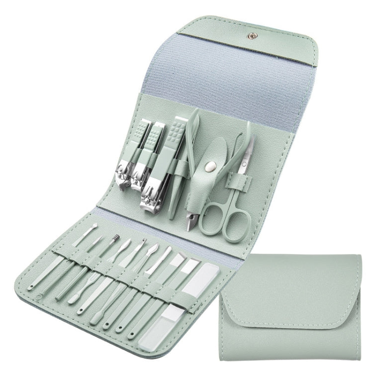 Nail Art Tool Set Nail Clippers Dead Skin Scissors Manicure Tool, 12 In 1 Matcha Green, 12 In 1 Coffee, 12 In 1 Black, 12 In 1 Pink, 16 In 1 Green, 16 In 1 Matcha Green, 16 In 1 Pink, 16 In 1 Coffee, 16 In 1 Blue, 16 In 1 Purple