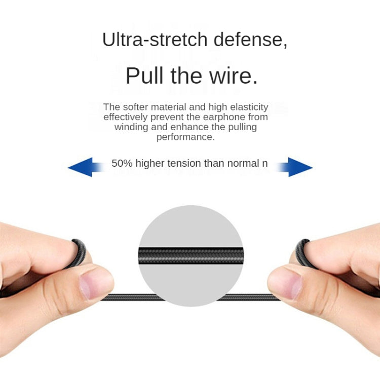 115 Type-C Digital Chip Wire-controlled Headphones, For Samsung  Note 10 (White)