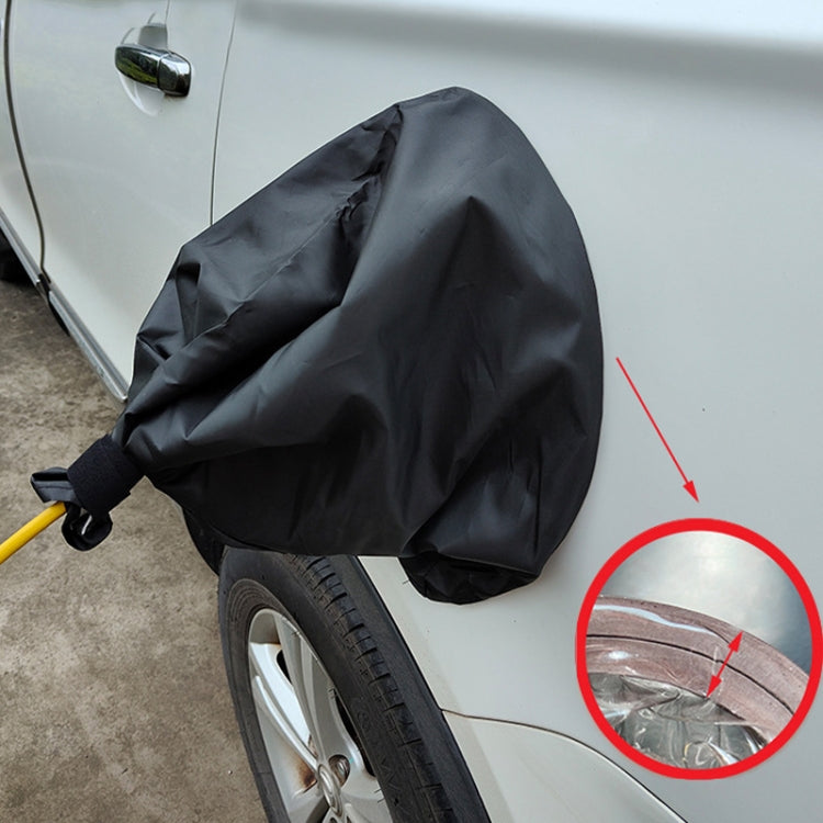 New Energy Vehicle Charging Port Waterproof Protective Cover, Color:, Transparent, Black, Gray White, Silver, Bear Khaki, Bear Pink, Bear Blue
