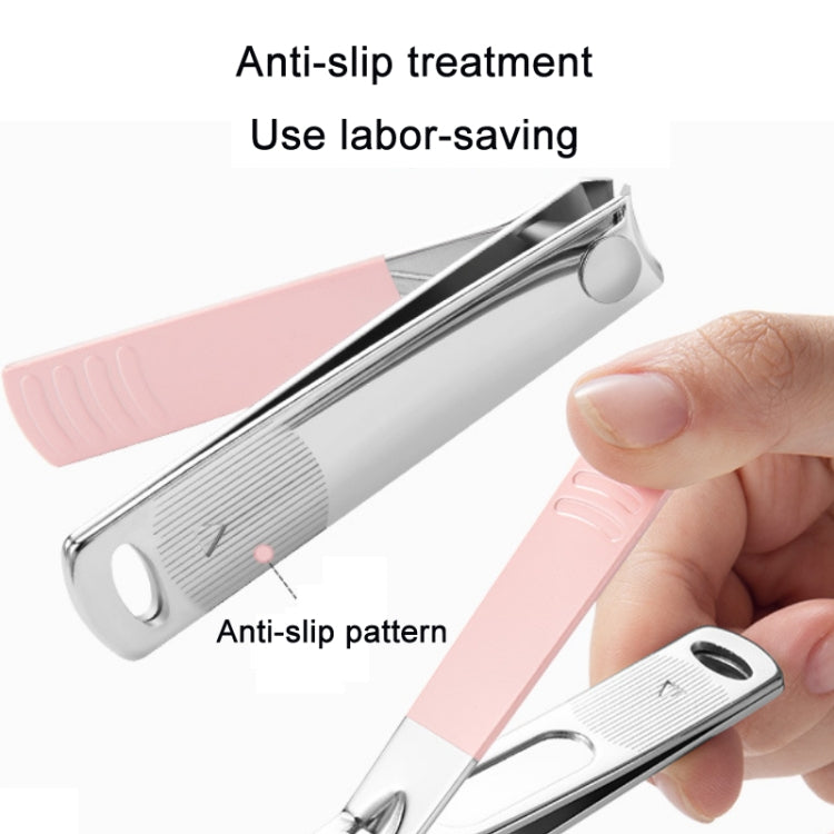 Stainless Steel Nail Clipper Set Beauty Eyebrow Trimmer, Color:, 26 PCS/Set Silver, 6 PCS/Set (Pink)