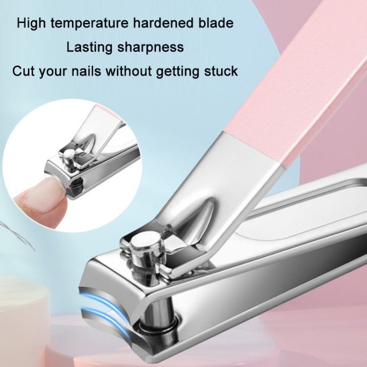 Stainless Steel Nail Clipper Set Beauty Eyebrow Trimmer, Color:, 26 PCS/Set Silver, 6 PCS/Set (Pink)