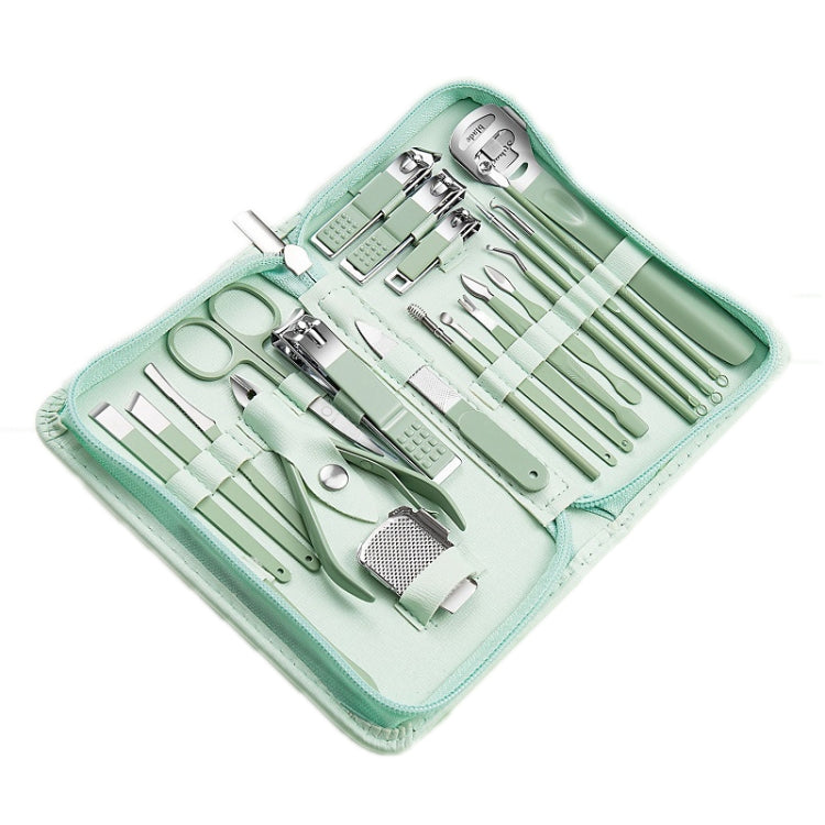 Stainless Steel Nail Clipper Nail Art Tool Set, Color:, 22 PCS/Set (Green), 16 PCS/Set (Green), 12 PCS/Set (Green), 10 PCS/Set (Green), 7 PCS/Set (Green), 26 PCS/Set (Blue), 18 PCS/Set (Blue), 9 PCS/Set (Blue)