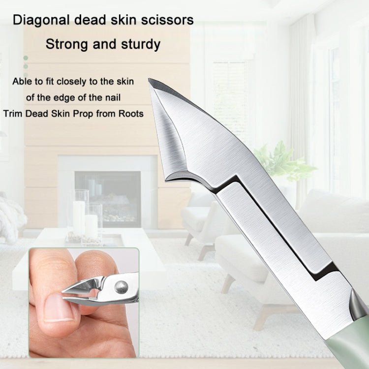 Stainless Steel Nail Clipper Nail Art Tool Set, Color:, 22 PCS/Set (Green), 16 PCS/Set (Green), 12 PCS/Set (Green), 10 PCS/Set (Green), 7 PCS/Set (Green), 26 PCS/Set (Blue), 18 PCS/Set (Blue), 9 PCS/Set (Blue)