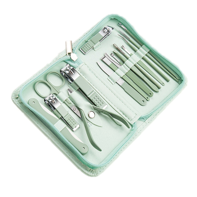Stainless Steel Nail Clipper Nail Art Tool Set, Color:, 22 PCS/Set (Green), 16 PCS/Set (Green), 12 PCS/Set (Green), 10 PCS/Set (Green), 7 PCS/Set (Green), 26 PCS/Set (Blue), 18 PCS/Set (Blue), 9 PCS/Set (Blue)
