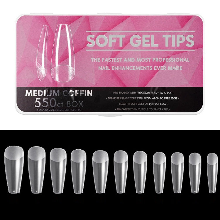 Scratch-free Ultra-thin Seamless Manicure Nail Plate, Shape:, 01 Frosted T Type, 02 Half Sand Water Droplets, 03 Half Sand Short Ballet, 04 Half Sand Short Water Drop, 05 Denim, 06 Long Denim, 07 Long Ballet, 08 Long Arc, 09 Long Water Pipe������������...