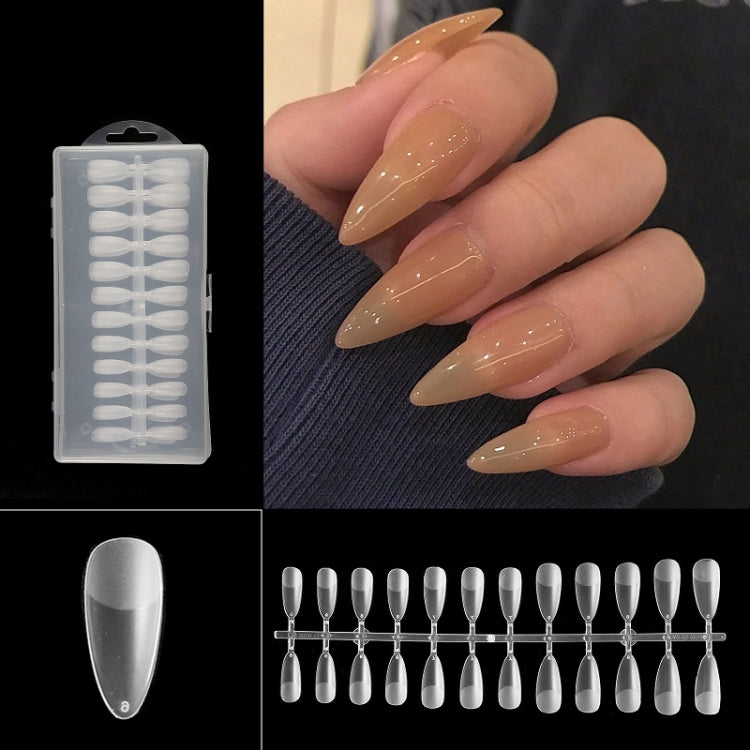240 PCS Extended Manicure No-Engraving Frosted Thin Nail Piece, WH-106, WH-107, WH-107 Single Number 5-9, WH-108, WH-108 Single Number 5-9, Wh-109, WH-109 Single Number 5-9, WH-110