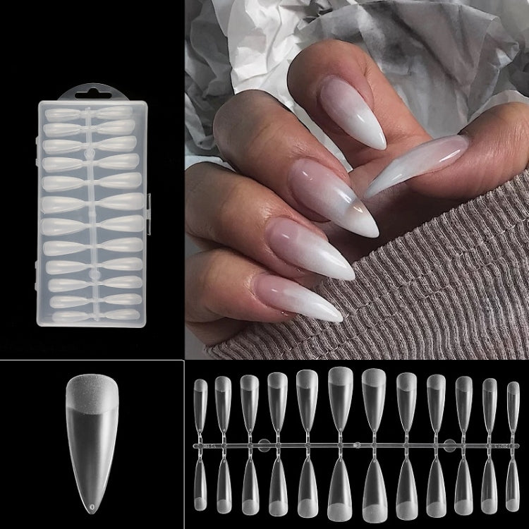 240 PCS Extended Manicure No-Engraving Frosted Thin Nail Piece, WH-106, WH-107, WH-107 Single Number 5-9, WH-108, WH-108 Single Number 5-9, Wh-109, WH-109 Single Number 5-9, WH-110