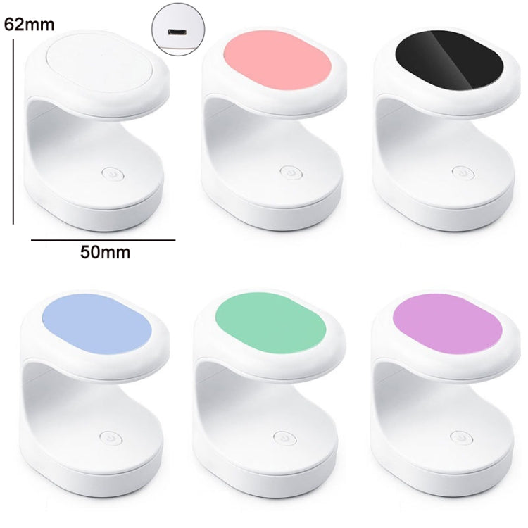 USB Mini Nail Phototherapy Lamp Nail Polish Baking Lamp, Color:, Blue