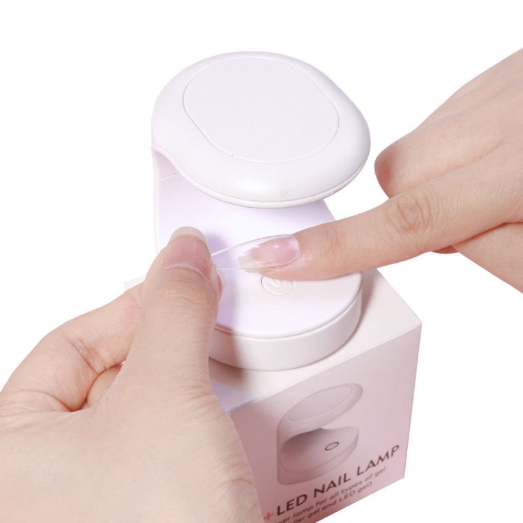 USB Mini Nail Phototherapy Lamp Nail Polish Baking Lamp, Color:, Blue