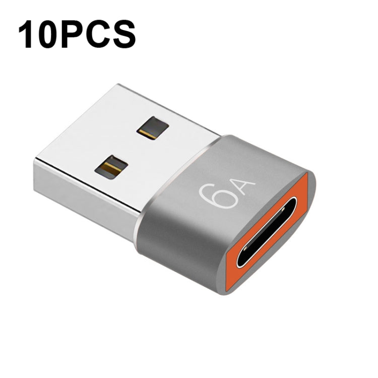 10 PCS HOWJIM HJ003 Type-C To USB3.0 Adapter Support Charging & Data Cable Transfer, HOWJIM HJ003 Red, HOWJIM HJ003 Silver, HOWJIM HJ003 Black