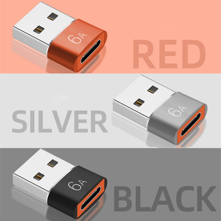 10 PCS HOWJIM HJ003 Type-C To USB3.0 Adapter Support Charging & Data Cable Transfer, HOWJIM HJ003 Red, HOWJIM HJ003 Silver, HOWJIM HJ003 Black