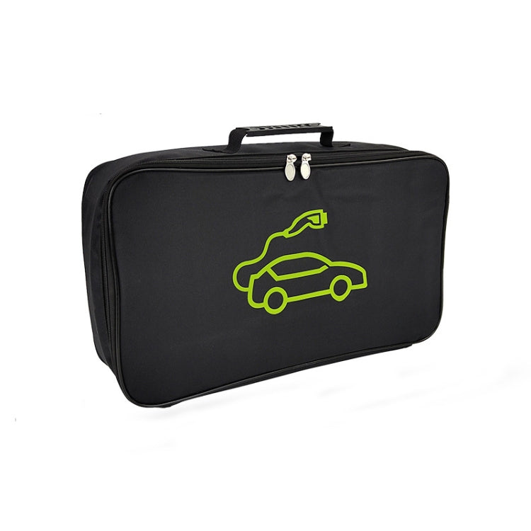 Car Charging Cable Storage Bag Carry Bag For Electric Vehicle Charger Plugs,Spec:, Round Without Logo, Round  With Logo, Square Without Logo, Square With Logo, Large With Logo, Large Without Logo