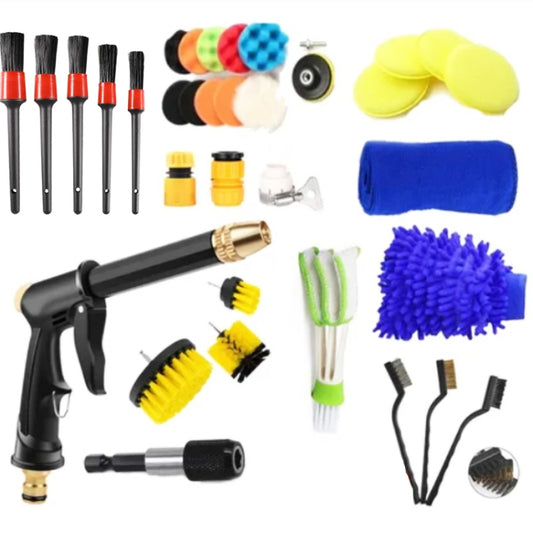 Car Wash Water Sprayer Tool Details Clean Brush Air Outlet Brush Set