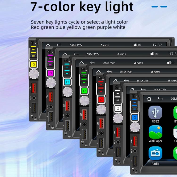 7 Inch Wireless CarPlay Mobile Phone Interconnection Car MP5