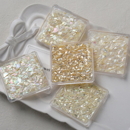 Nail Art Decoration Seashell Fragment Nail Decoration, Style: 04 Colorful
