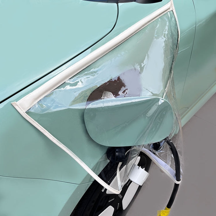 Electric Vehicle Charging Port Magnetic Transparent Rain Cover, Rain Cover Pink, Rain Cover White, Rain Cover Black, Rain Cover Transparent Green, Rain Cover Yellow, Rain Cover Blue