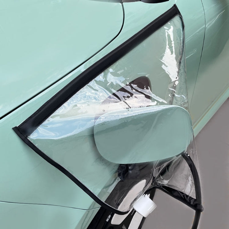 Electric Vehicle Charging Port Magnetic Transparent Rain Cover, Rain Cover Pink, Rain Cover White, Rain Cover Black, Rain Cover Transparent Green, Rain Cover Yellow, Rain Cover Blue