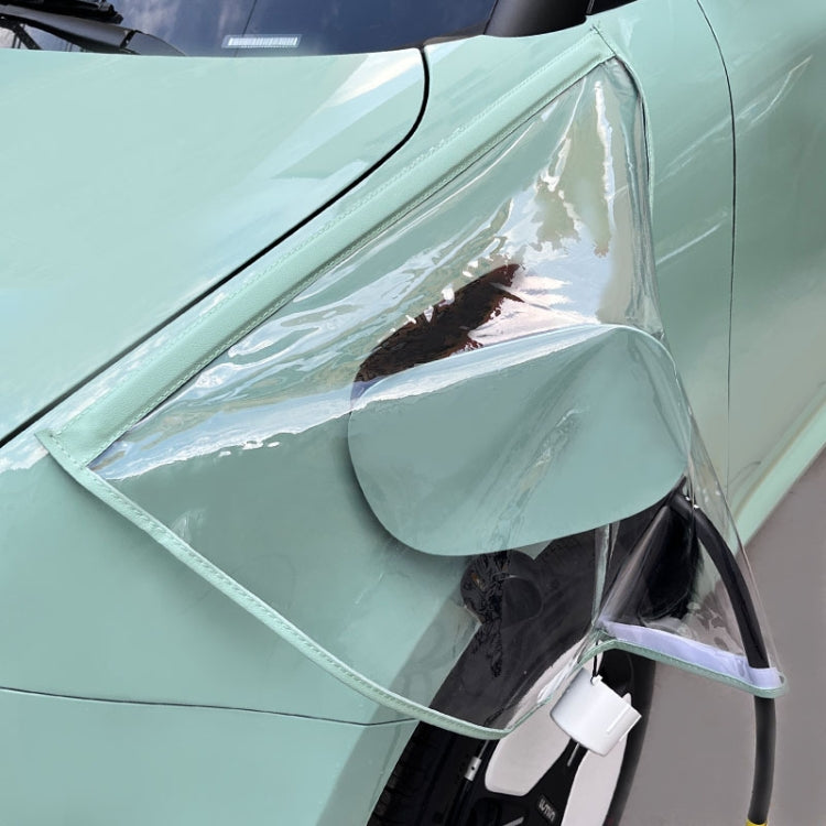 Electric Vehicle Charging Port Magnetic Transparent Rain Cover, Rain Cover Pink, Rain Cover White, Rain Cover Black, Rain Cover Transparent Green, Rain Cover Yellow, Rain Cover Blue
