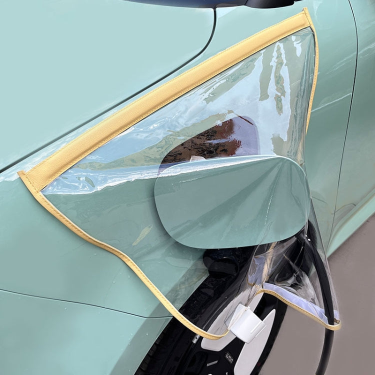 Electric Vehicle Charging Port Magnetic Transparent Rain Cover, Rain Cover Pink, Rain Cover White, Rain Cover Black, Rain Cover Transparent Green, Rain Cover Yellow, Rain Cover Blue