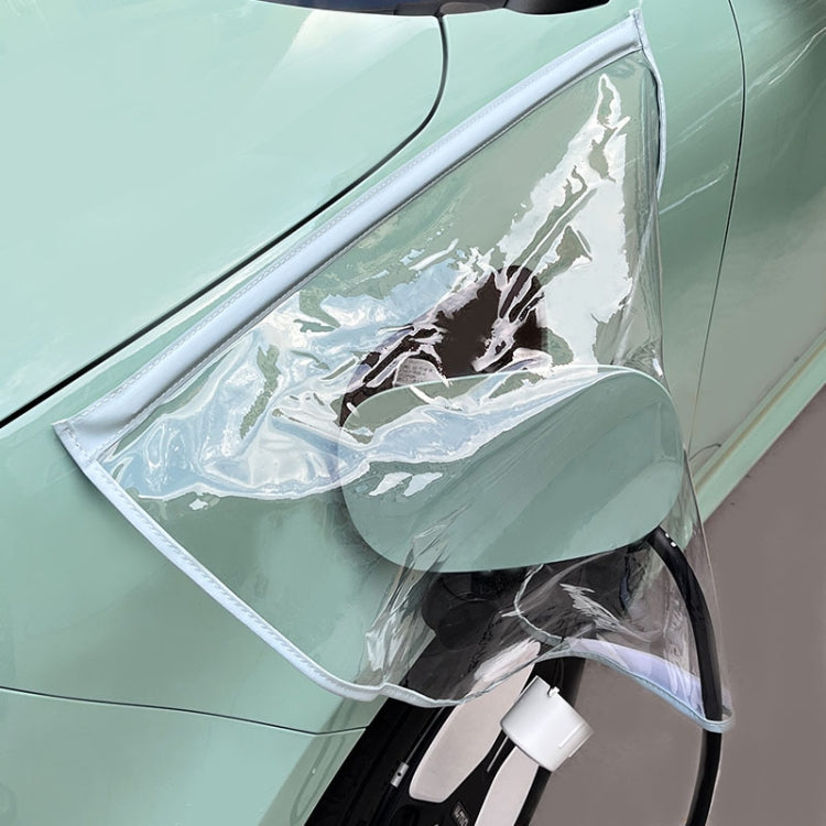 Electric Vehicle Charging Port Magnetic Transparent Rain Cover, Rain Cover Pink, Rain Cover White, Rain Cover Black, Rain Cover Transparent Green, Rain Cover Yellow, Rain Cover Blue