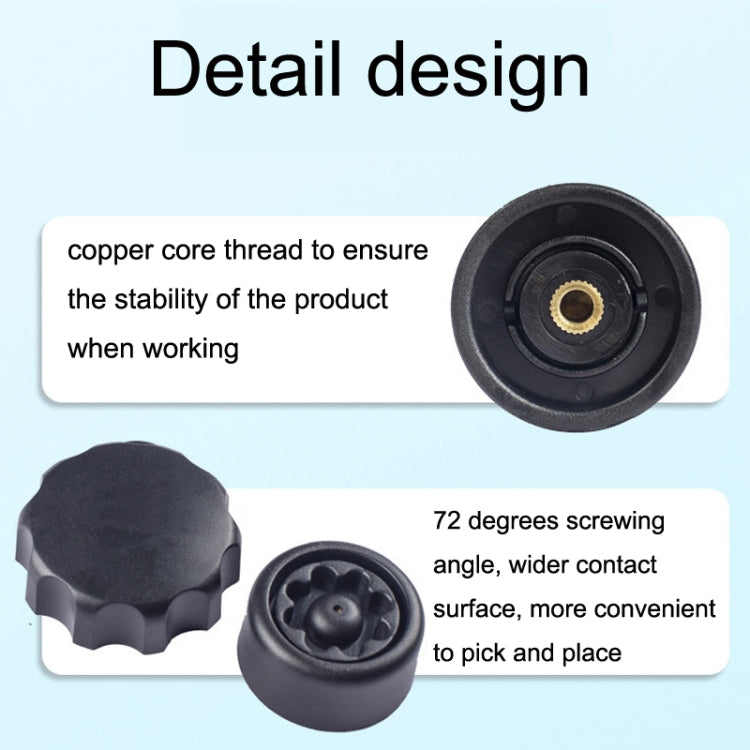 M6 Copper Nut Ant-theft Knob Motorcycle Mobile Phone Navigation Bracket Ant-theft Accessories