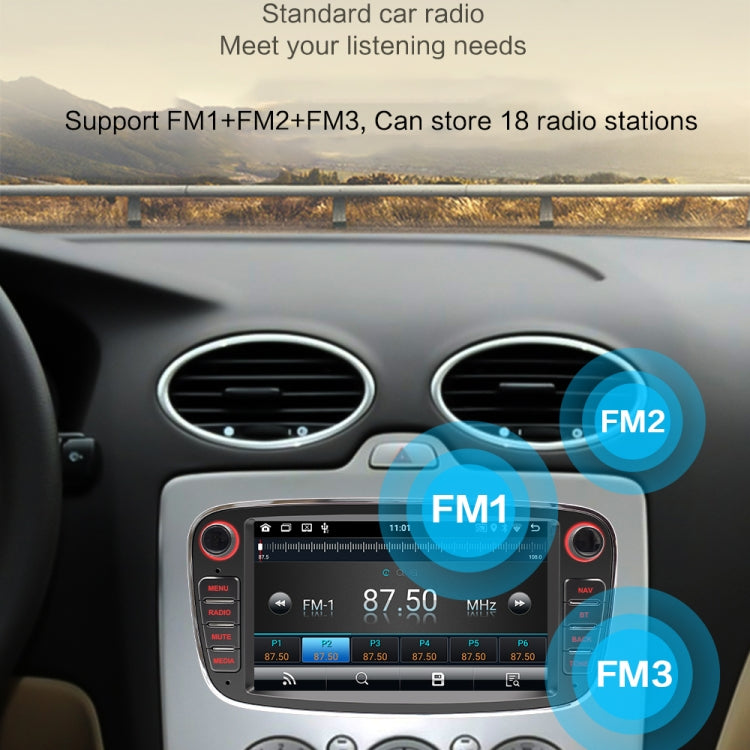 For Ford Focus 7 Inch HD Android Navigation Bluetooth RDS Radio