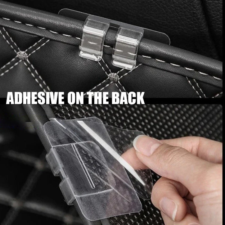 20pcs Car Floor Mats Trunk Mat Buckles Double-sided Adhesive Fixing Stickers