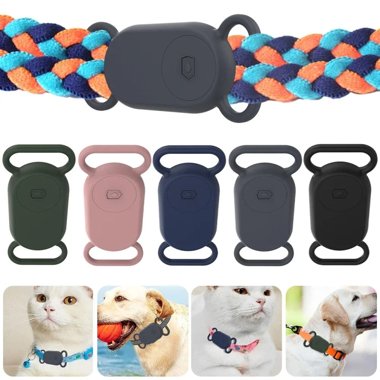 For Samsung Galaxy SmartTag 2 Pet Silicone Life Waterproof Protective Case