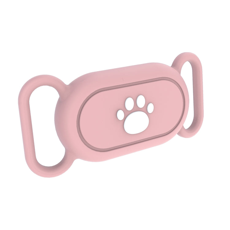 For Samsung Galaxy SmartTag 2 Pet Life Waterproof Silicone Protective Case, Black Cat Claw, Black Bone, Pink Cat Claw, Pink Bone, Deep Blue Cat Claw, Deep Blue Bone