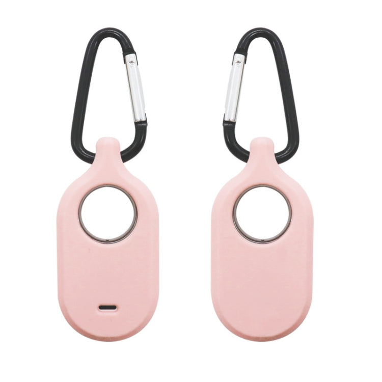 For Samsung Galaxy SmartTag2 With Key Ring Silicone Protective Case, S Buckle Pink, S Buckle Deep Blue, S Buckle Black, D Buckle Pink, D Buckle Deep Blue, D Buckle Black, Round Buckle Pink, Round Buckle Deep Blue, Round Buckle Black