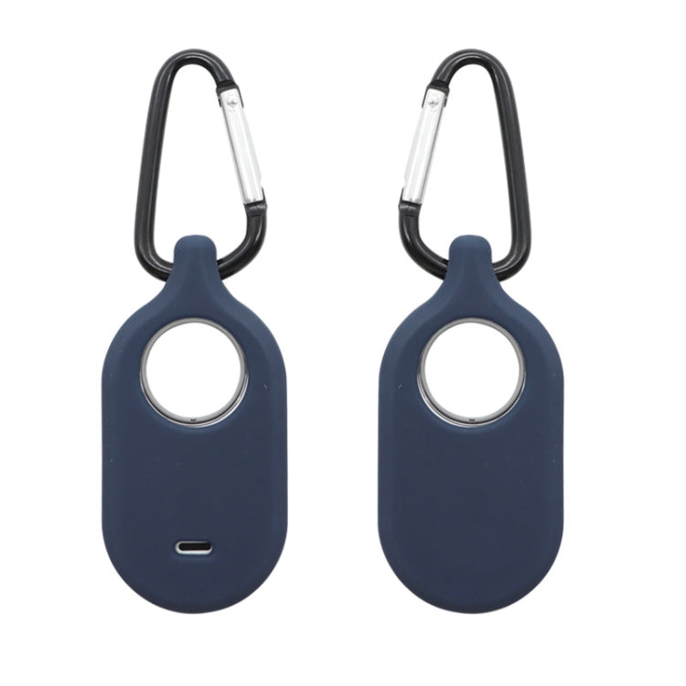 For Samsung Galaxy SmartTag2 With Key Ring Silicone Protective Case, S Buckle Pink, S Buckle Deep Blue, S Buckle Black, D Buckle Pink, D Buckle Deep Blue, D Buckle Black, Round Buckle Pink, Round Buckle Deep Blue, Round Buckle Black