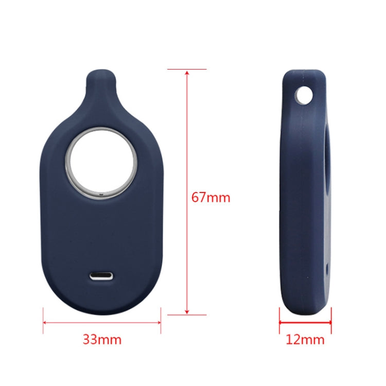 For Samsung Galaxy SmartTag2 With Key Ring Silicone Protective Case, S Buckle Pink, S Buckle Deep Blue, S Buckle Black, D Buckle Pink, D Buckle Deep Blue, D Buckle Black, Round Buckle Pink, Round Buckle Deep Blue, Round Buckle Black