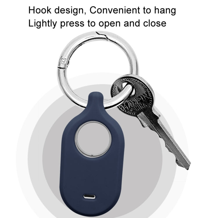 For Samsung Galaxy SmartTag2 With Key Ring Silicone Protective Case