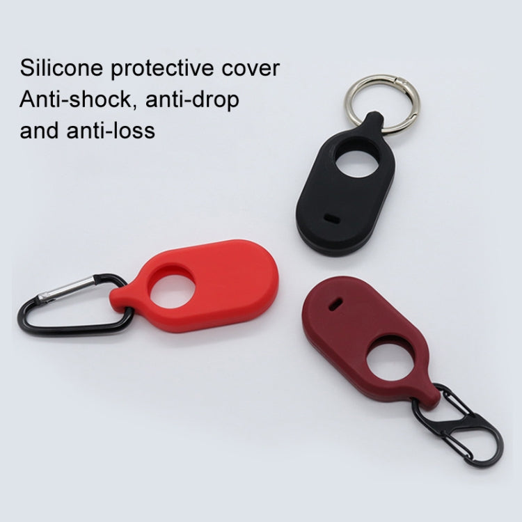 For Samsung Galaxy SmartTag2 With Key Ring Silicone Protective Case, S Buckle Pink, S Buckle Deep Blue, S Buckle Black, D Buckle Pink, D Buckle Deep Blue, D Buckle Black, Round Buckle Pink, Round Buckle Deep Blue, Round Buckle Black