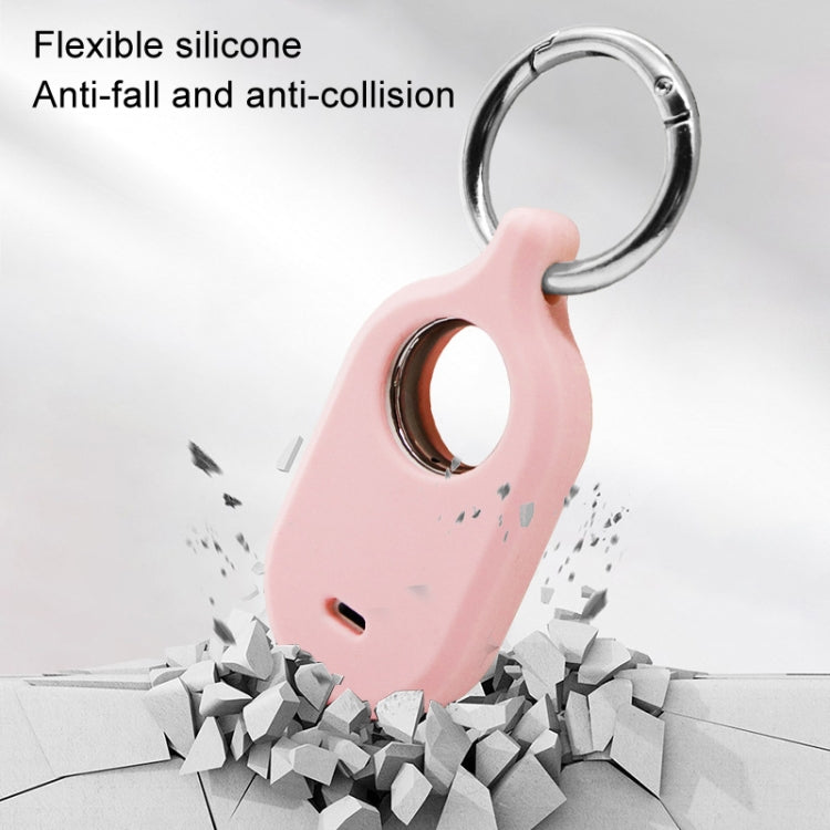 For Samsung Galaxy SmartTag2 With Key Ring Silicone Protective Case, S Buckle Pink, S Buckle Deep Blue, S Buckle Black, D Buckle Pink, D Buckle Deep Blue, D Buckle Black, Round Buckle Pink, Round Buckle Deep Blue, Round Buckle Black