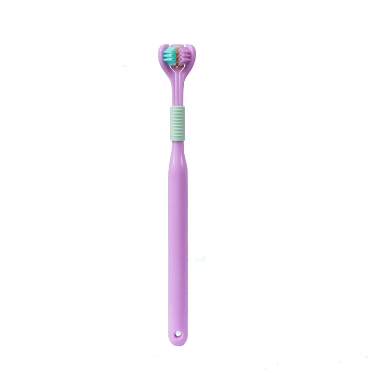 YALINA Three Sided Toothbrush Soft Hair 360 Degree V Shaped Toothbrush, 418 Adult Pink, 418 Adult Purple, A22 Kids Pink, A22 Kids Yellow, A22 Kids Blue