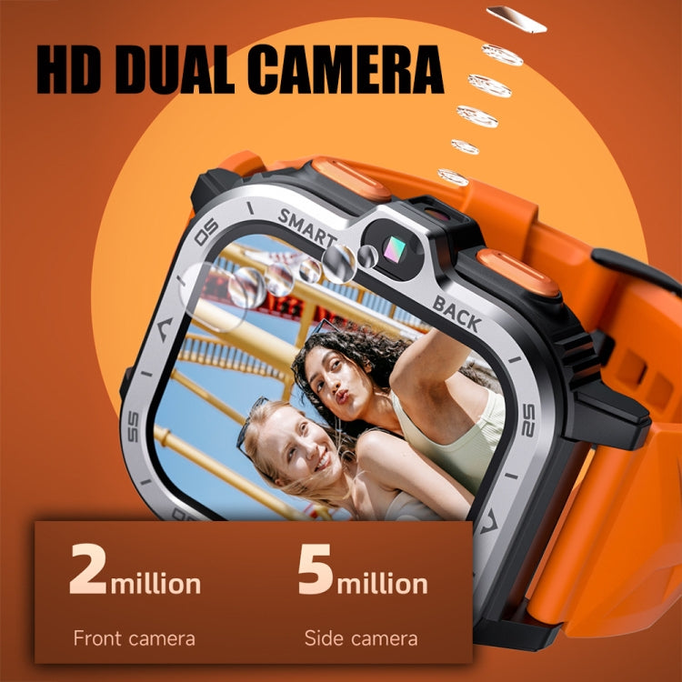 LOKMAT APPLLP 4 MAX 2.02-Inch Android 8.1 Full Network Wifi Card Bluetooth Smart Watch