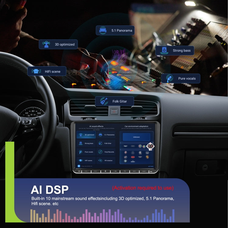 For Volkswagen 4+64G Multimedia Player Android 13 System