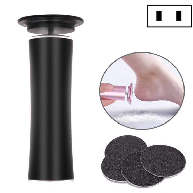 Electric Foot File Speed Adjustable Sandpaper Discs Callus Remover Pedicure Fast Remove Feet Hard Cracked Dry Dead Skin Tool, US plug, EU plug, UK plug