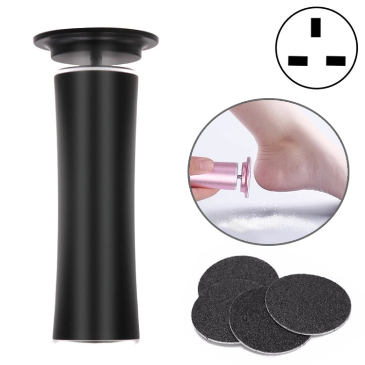 Electric Foot File Speed Adjustable Sandpaper Discs Callus Remover Pedicure Fast Remove Feet Hard Cracked Dry Dead Skin Tool, US plug, EU plug, UK plug