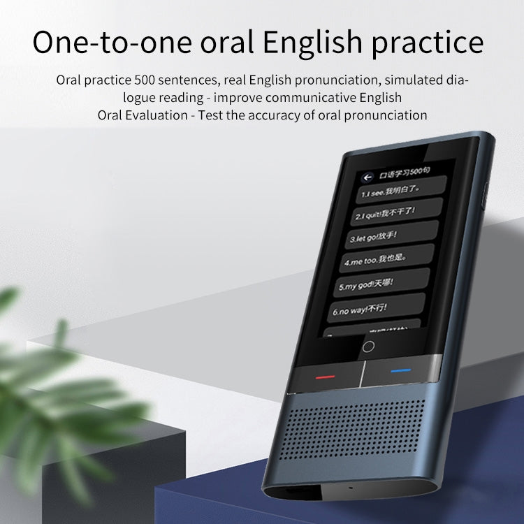 Z6 4G Version 3.1 inch Screen Smart Voice Translator for Business Travel 1GB+16GB Support 138 Languages Inter-Translation