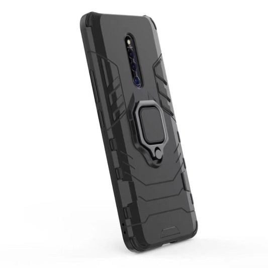 PC + TPU Shockproof Protective Case for VIVO X27 Pro, with Magnetic Ring Holder