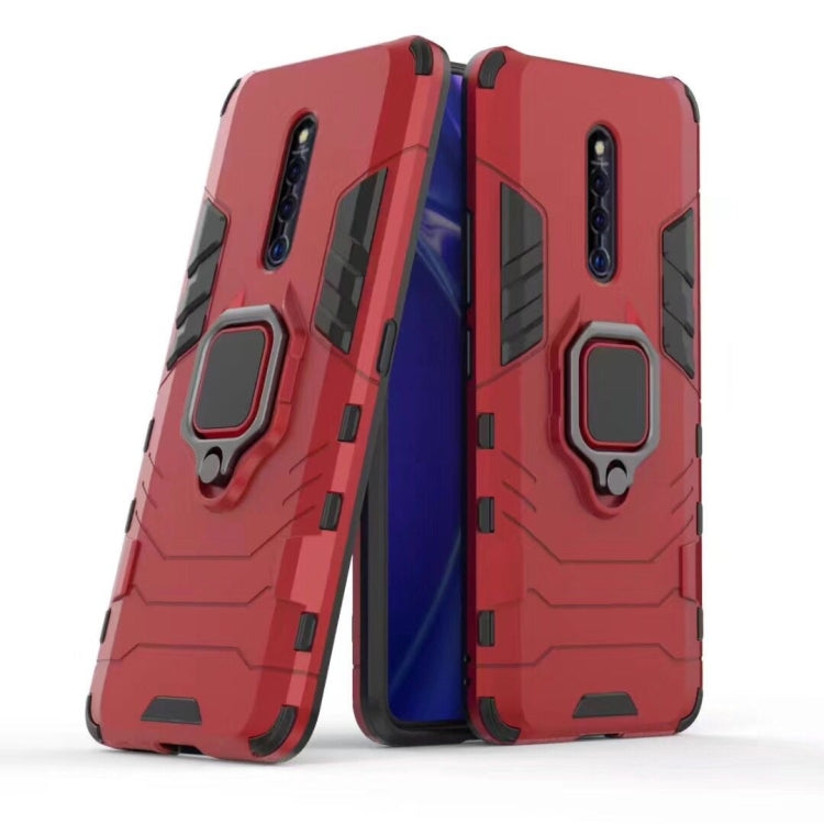 PC + TPU Shockproof Protective Case for VIVO X27 Pro, with Magnetic Ring Holder