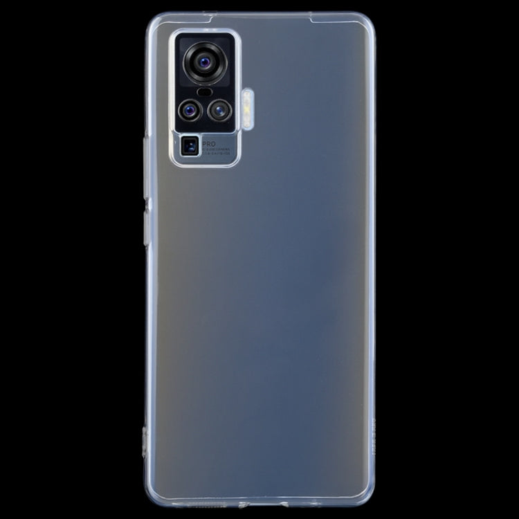 For Vivo X50 Pro 0.75mm Ultra-Thin Transparent TPU Protective Case, For Vivo X50 Pro