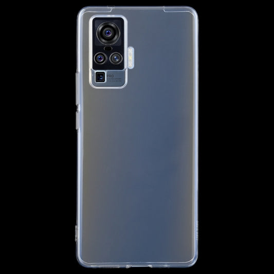 For Vivo X50 Pro 0.75mm Ultra-Thin Transparent TPU Protective Case