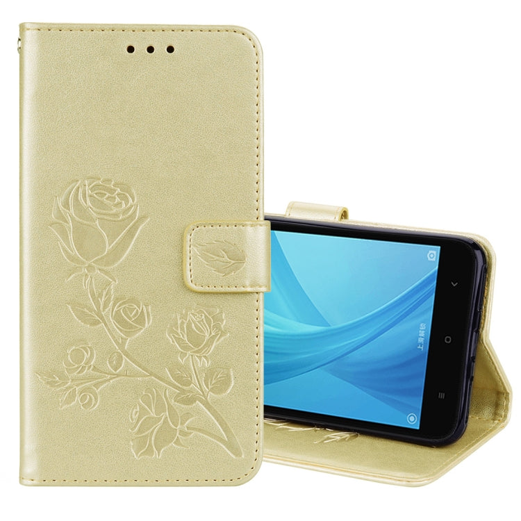 For Xiaomi  Redmi Note 5A Pro / Prime Roses Pressed Flowers Pattern Flip Leather Case with Holder & Card Slots & Wallet, For Xiaomi Redmi Note 5A Pro / Prime